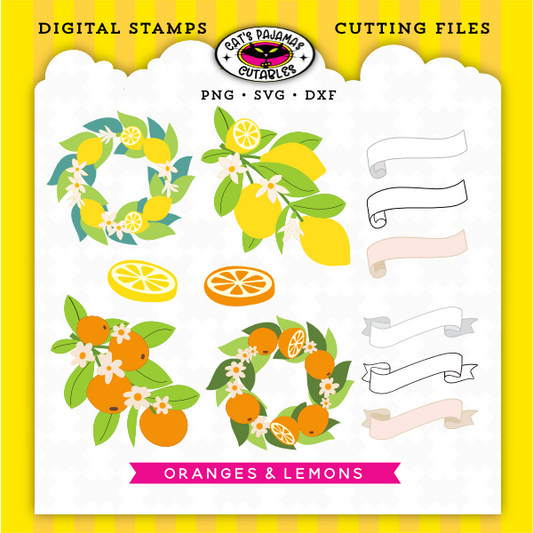 Oranges & Lemons Digistamp/SVG