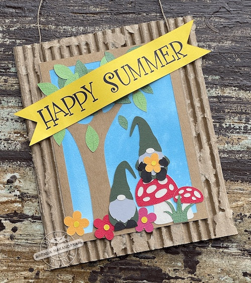 Gnome Happy Summer Sign