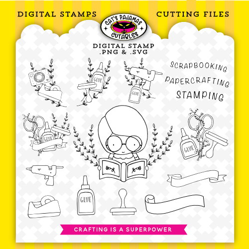 Crafting is a Superpower Digistamp/SVG