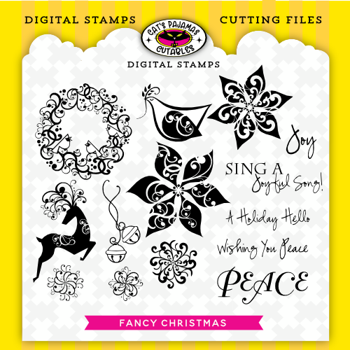 Fancy Christmas Digistamps