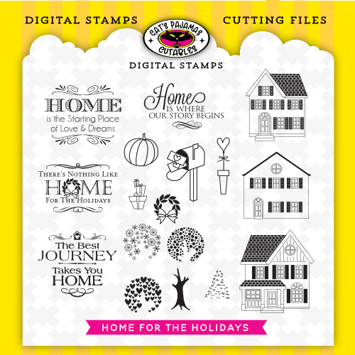 Home for the Holidays Digistamps