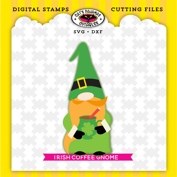 Irish Coffee Gnome Cutable SVG