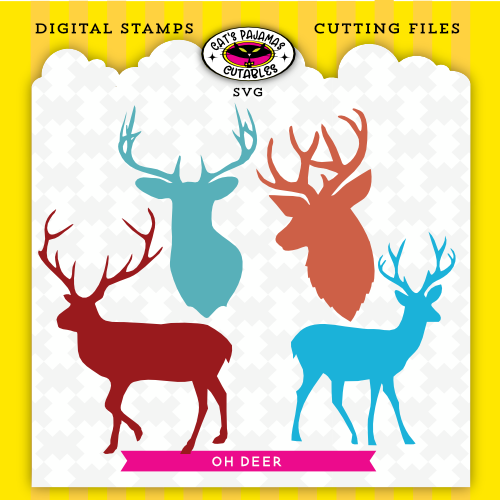 Oh Deer Cutable SVG
